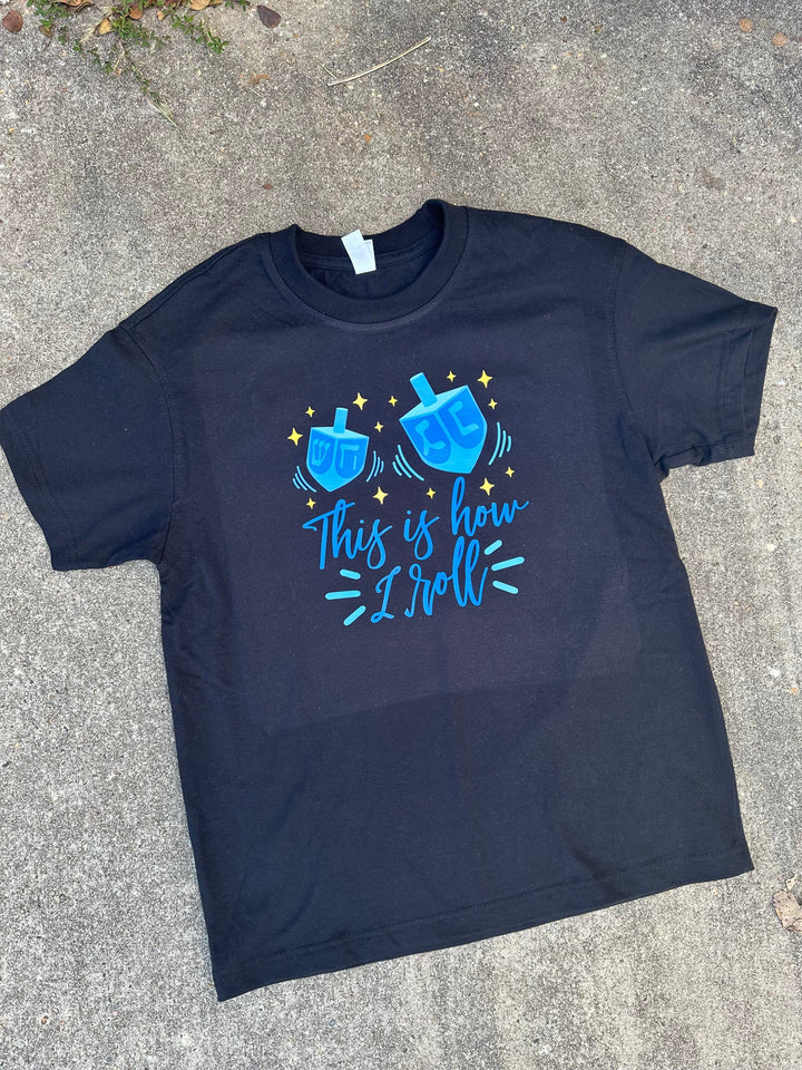 How I Roll Hanukkah Tee