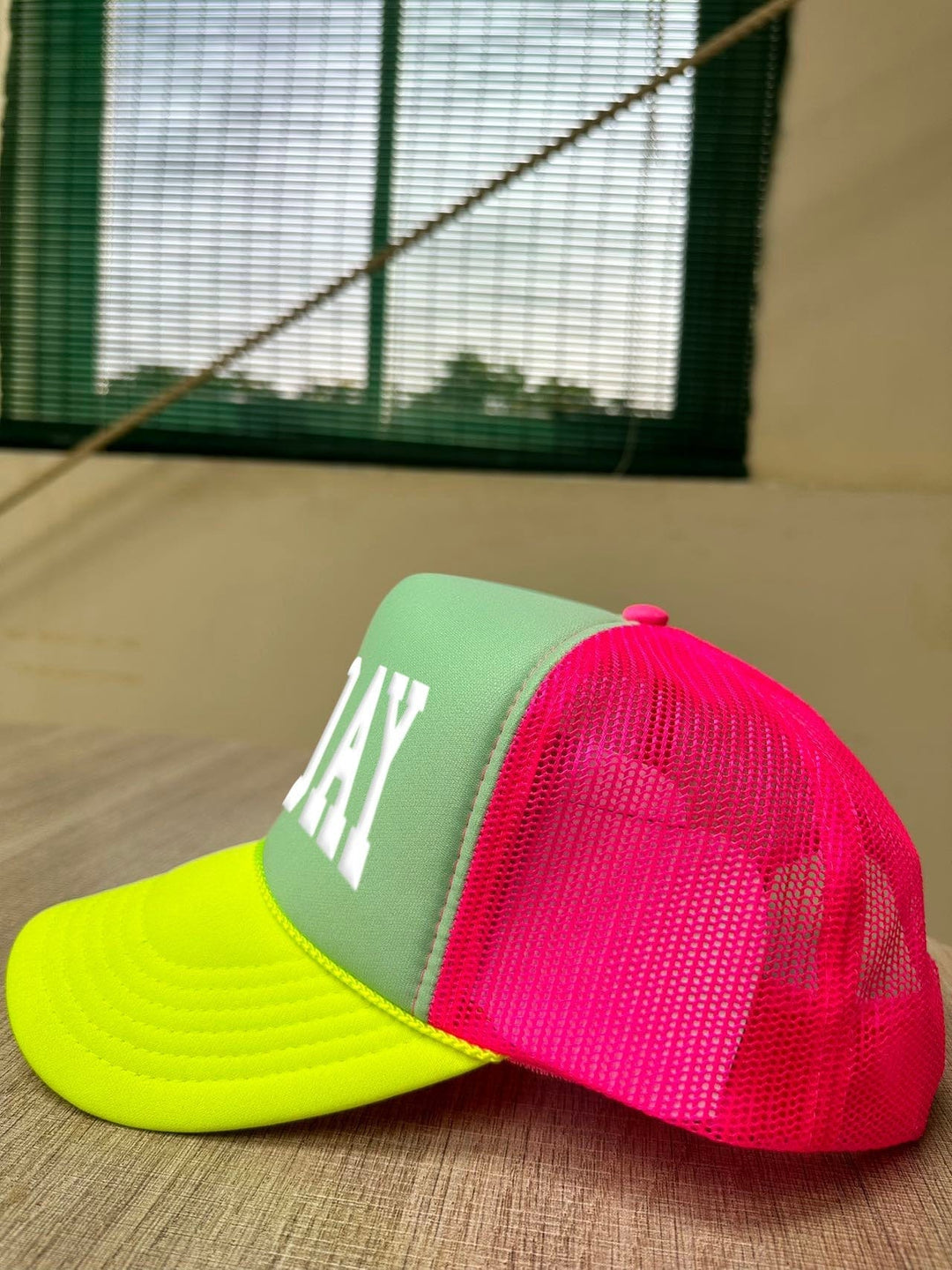 Beach Day Multi Trucker Hat (Mint)
