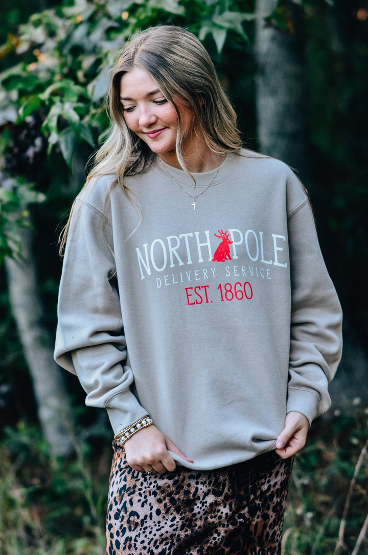 North Pole Delivery Service Sweatshirt