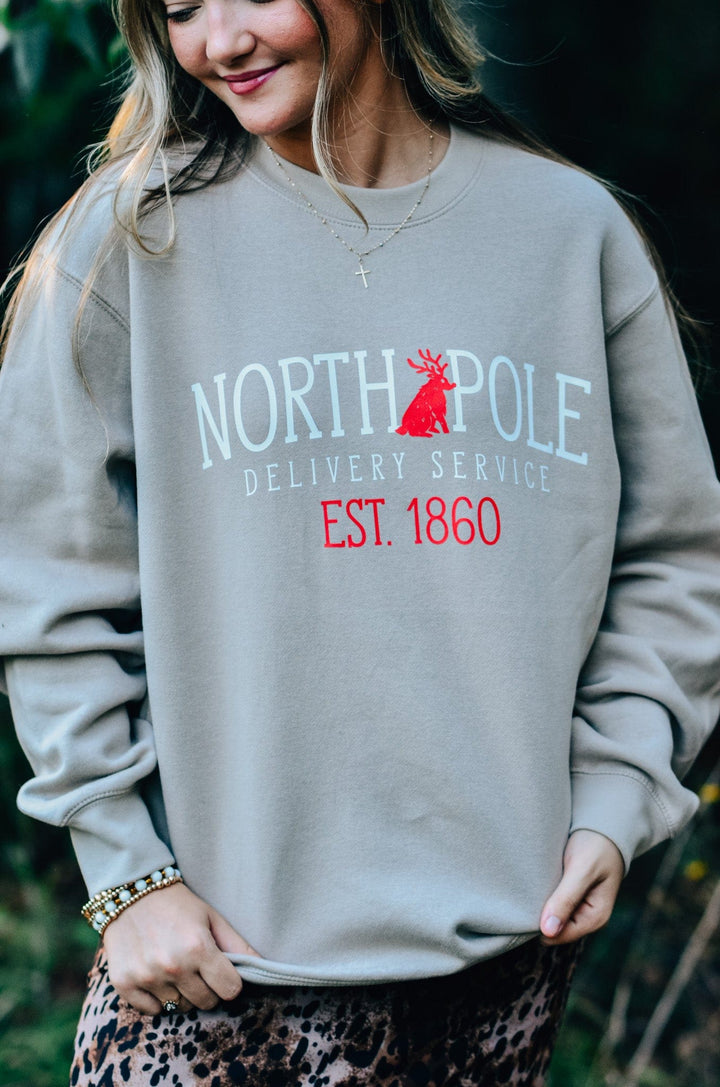 North Pole Delivery Service Sweatshirt