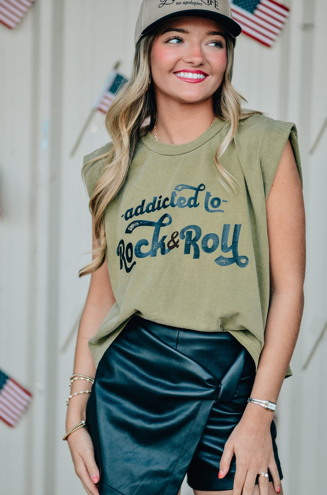 Addicted to Rock and Roll Muscle Tee