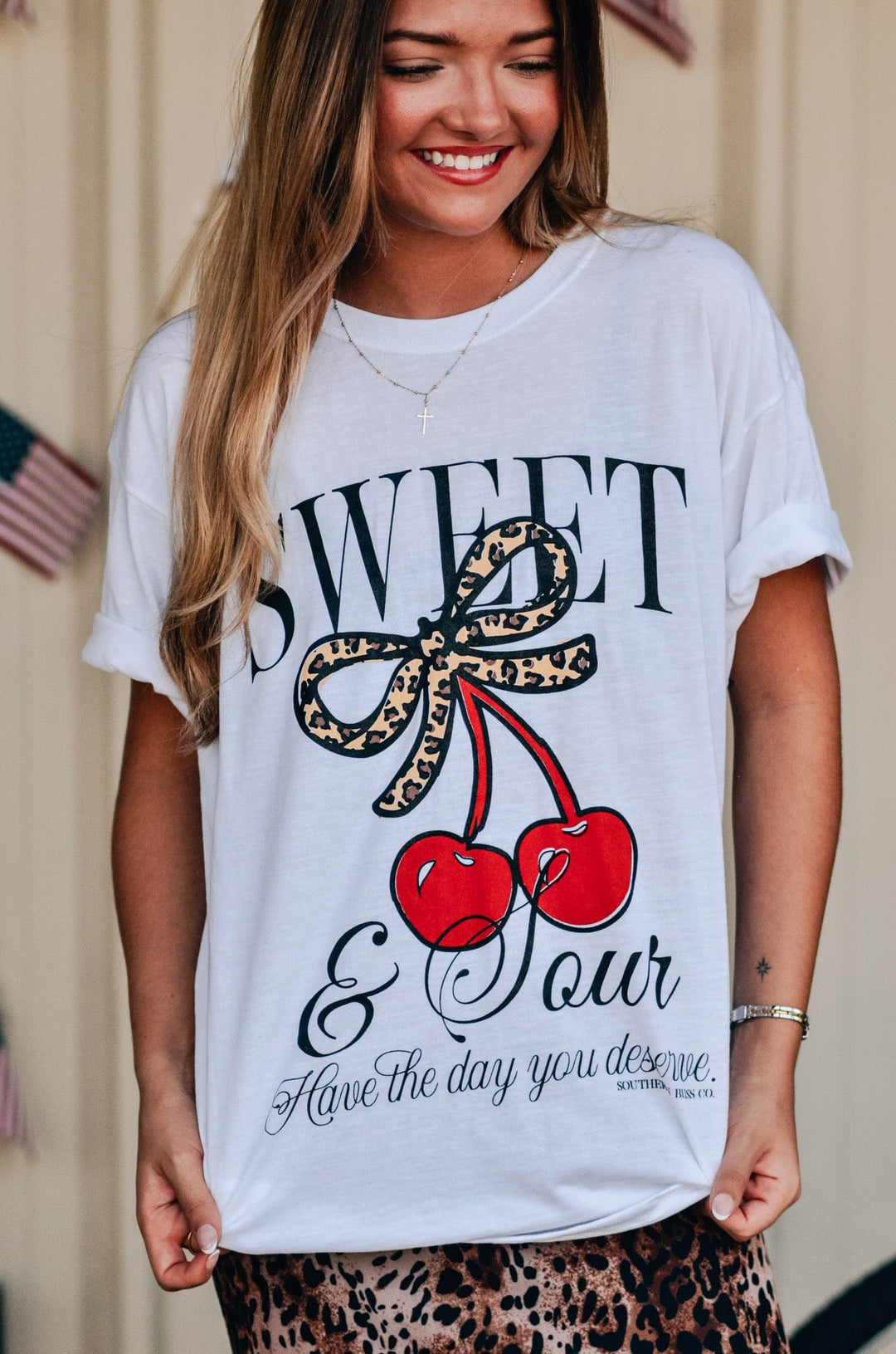 Sweet & Sour White Tee