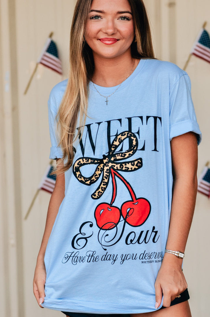 Sweet & Sour Blue Tee