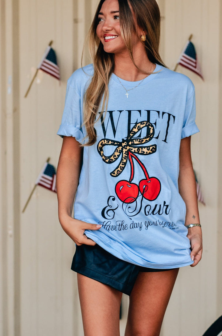 Sweet & Sour Blue Tee