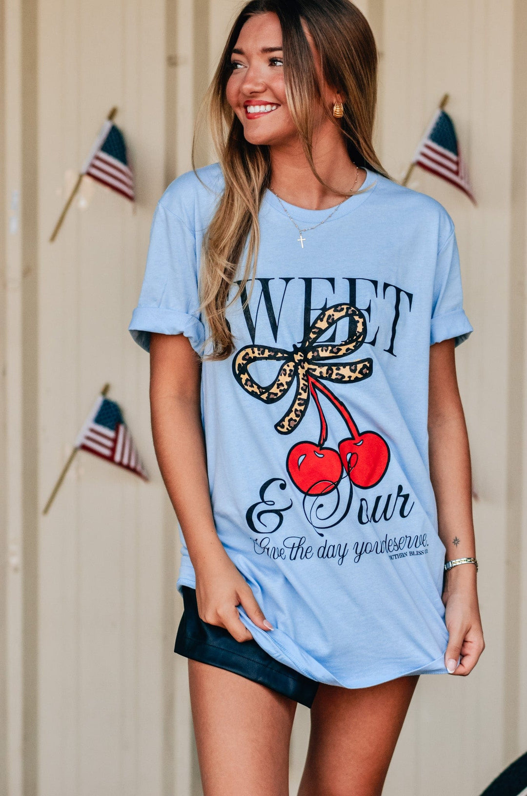 Sweet & Sour Blue Tee