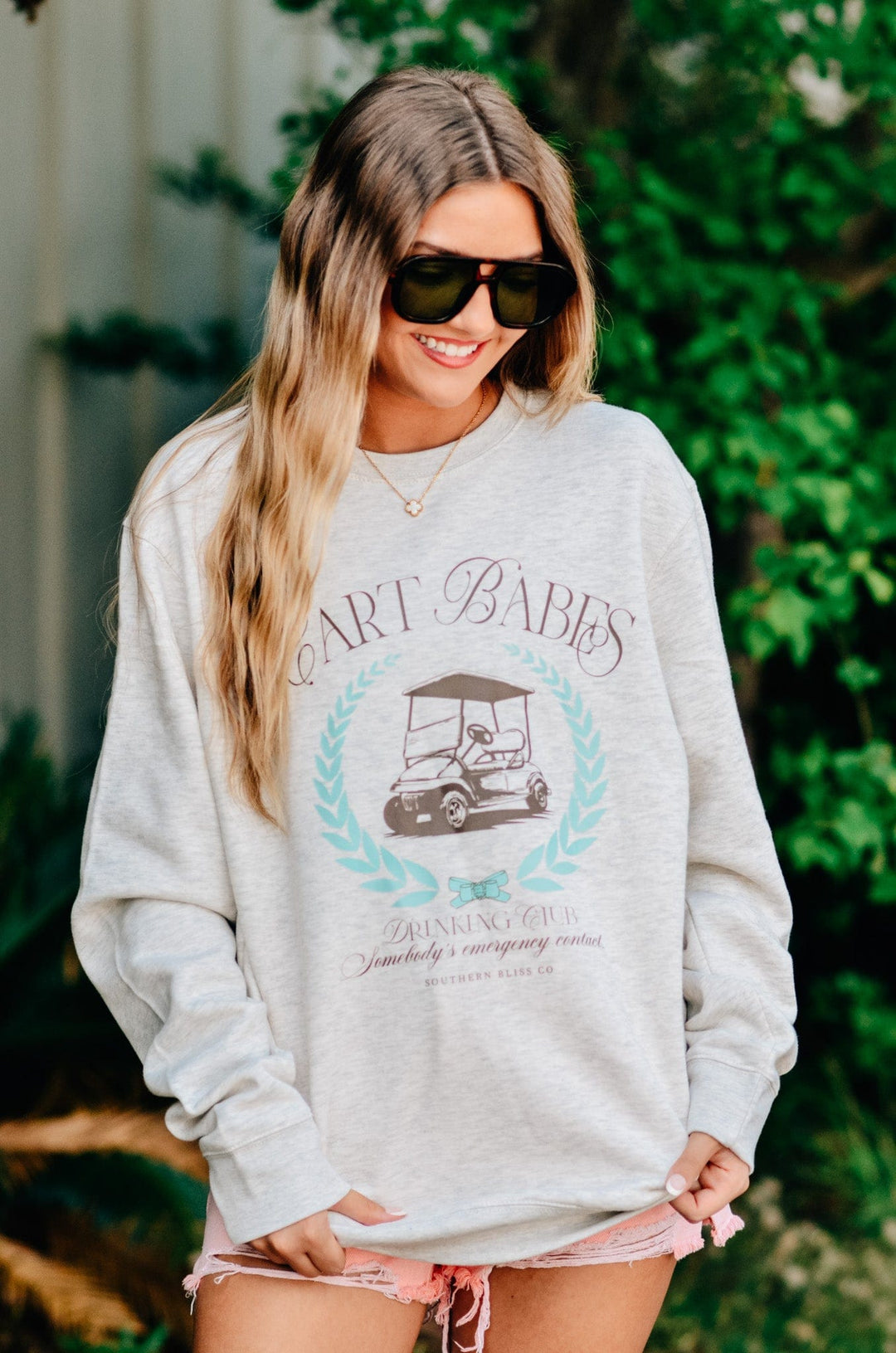 Cart Babes Oatmeal Sweatshirt