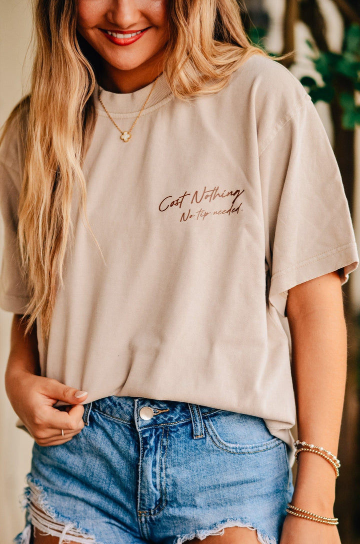 Guest Check Mock Neck Tee