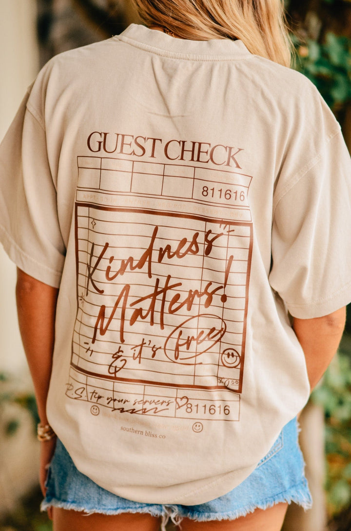 Guest Check Mock Neck Tee