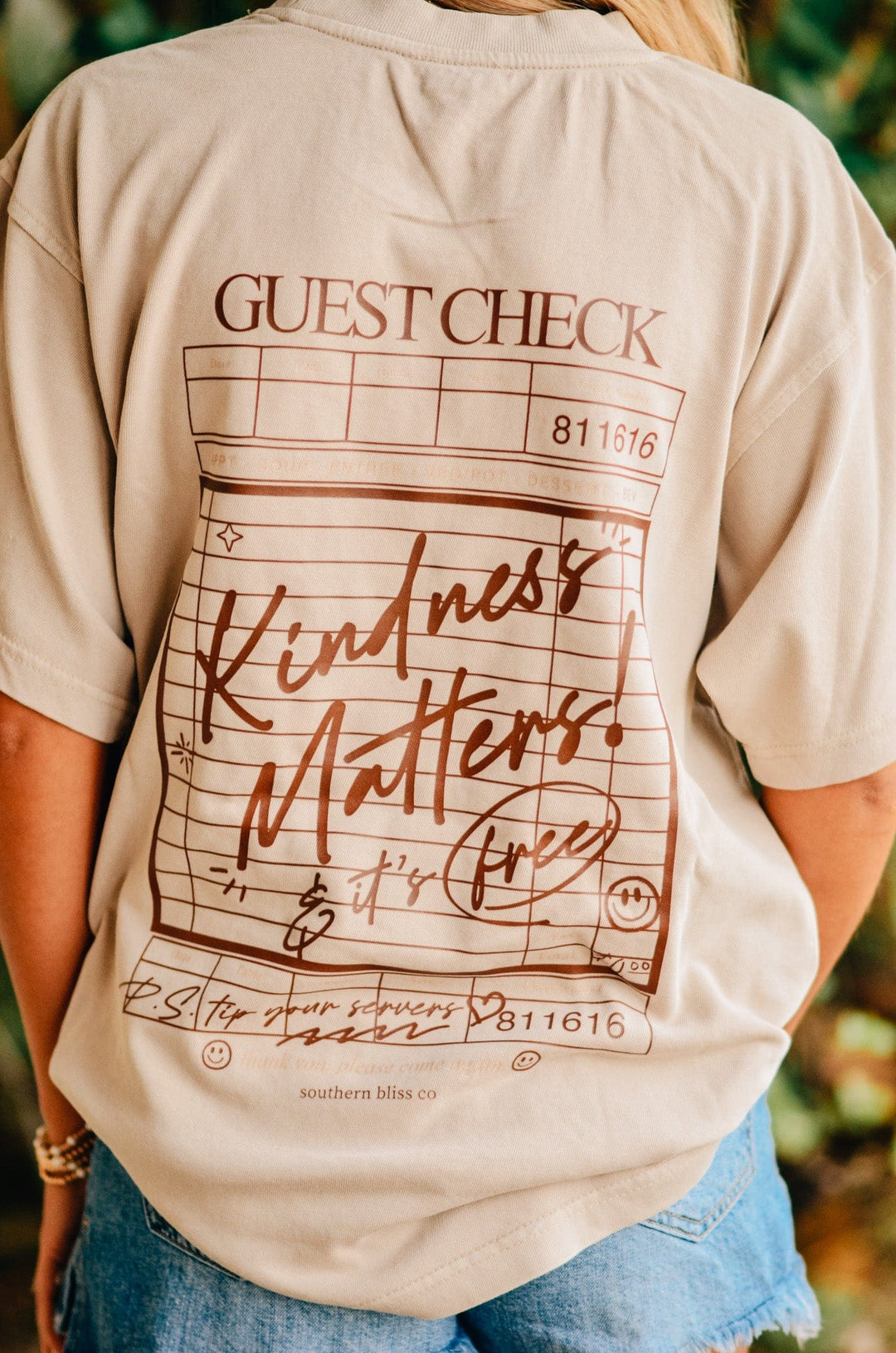 Guest Check Mock Neck Tee