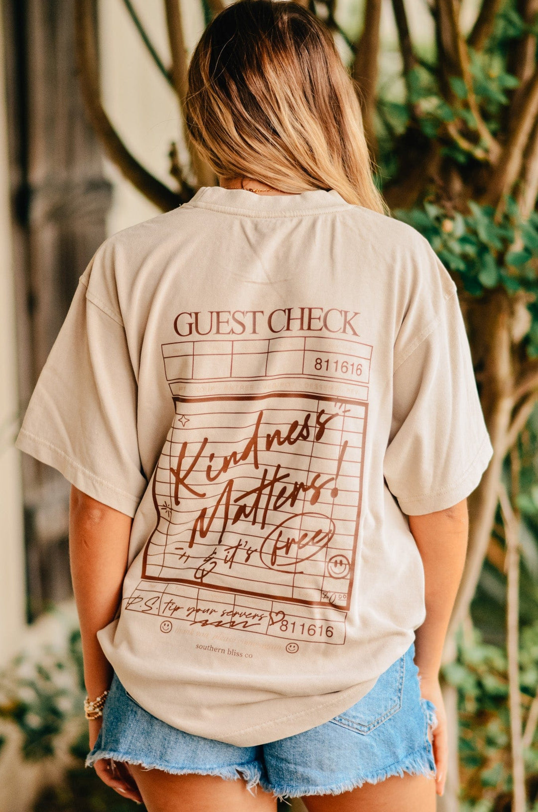 Guest Check Mock Neck Tee