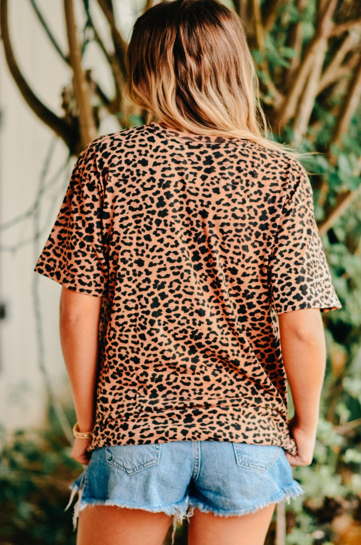 Blank Bleached Leopard Tee