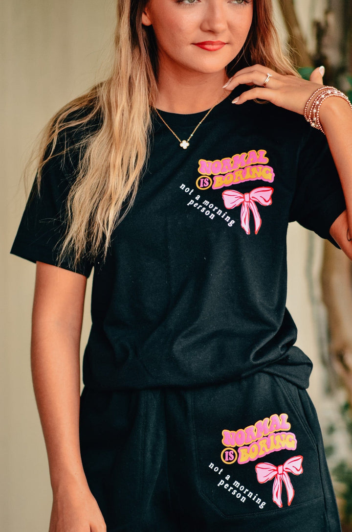 Normal is Boring Patch Tee