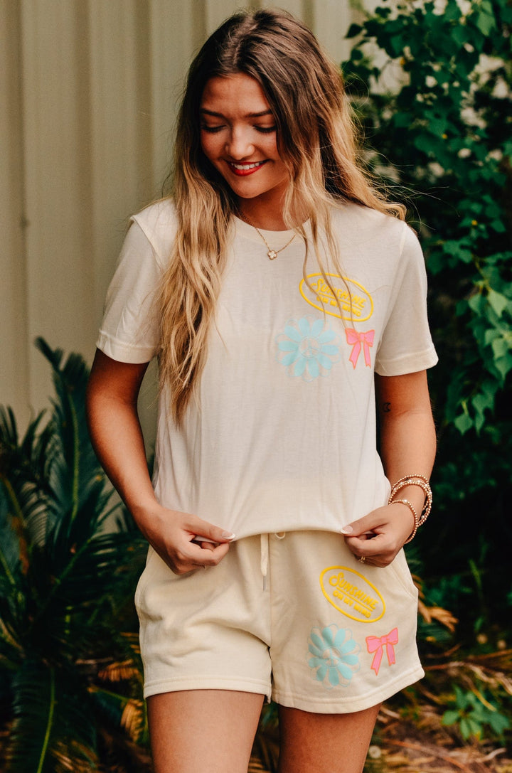 Sunshine Ivory Shorts
