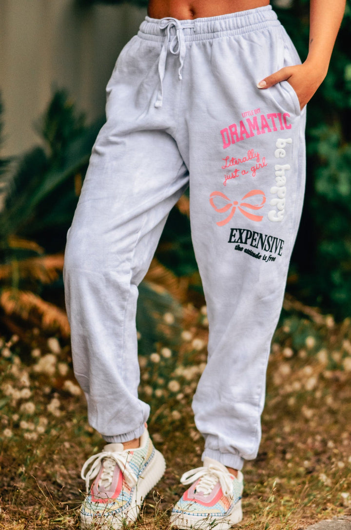Just A Girl Tie Dye Joggers