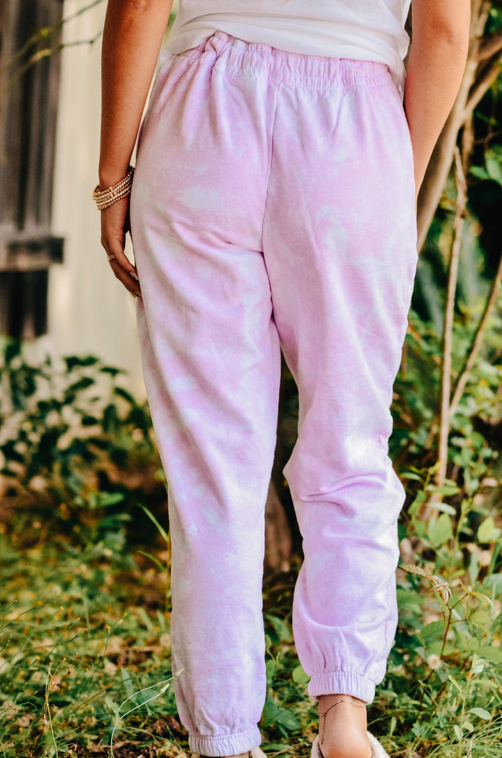 Beach Bum Tie Dye Patch Joggers