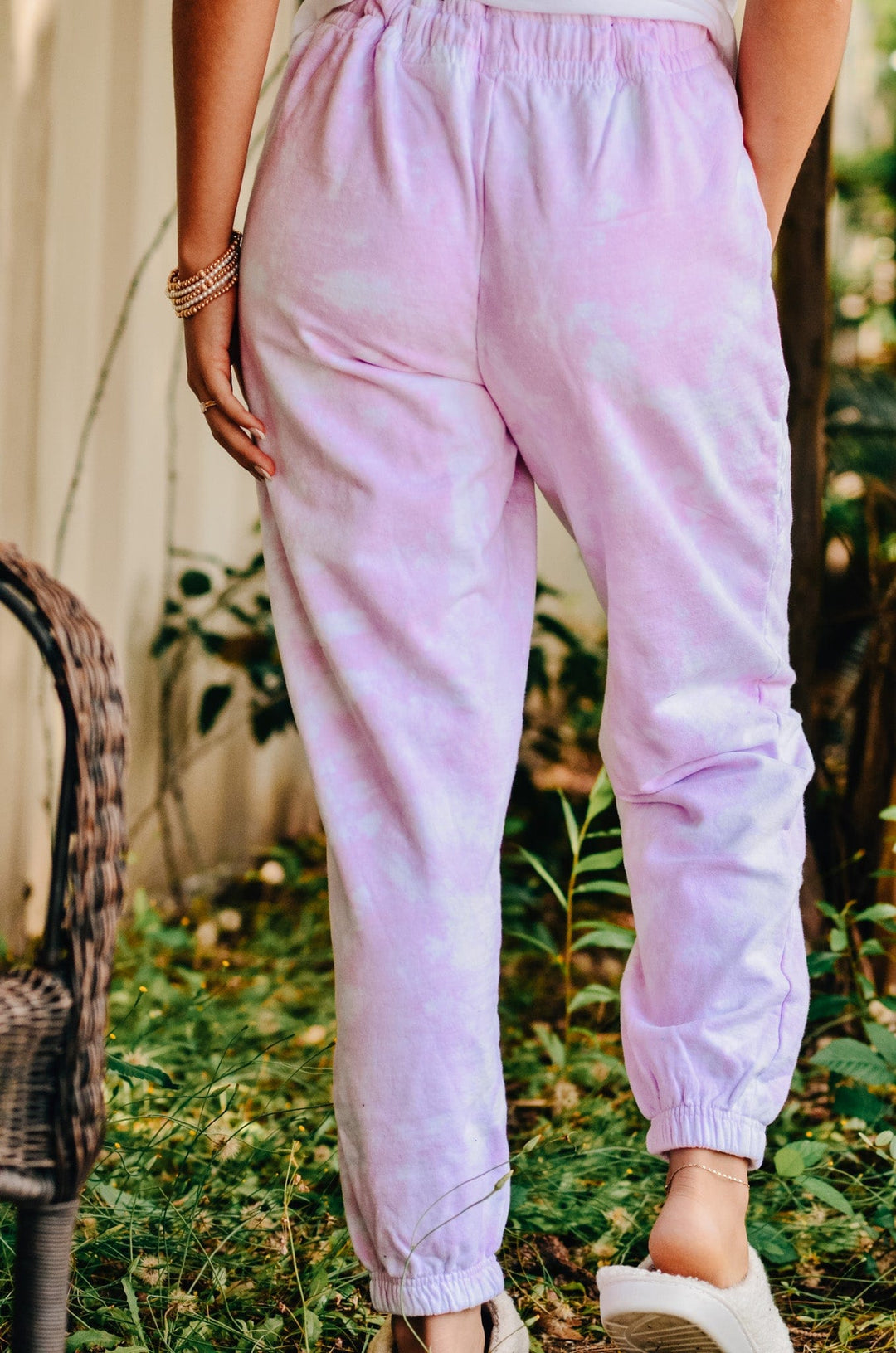 Beach Bum Tie Dye Patch Joggers