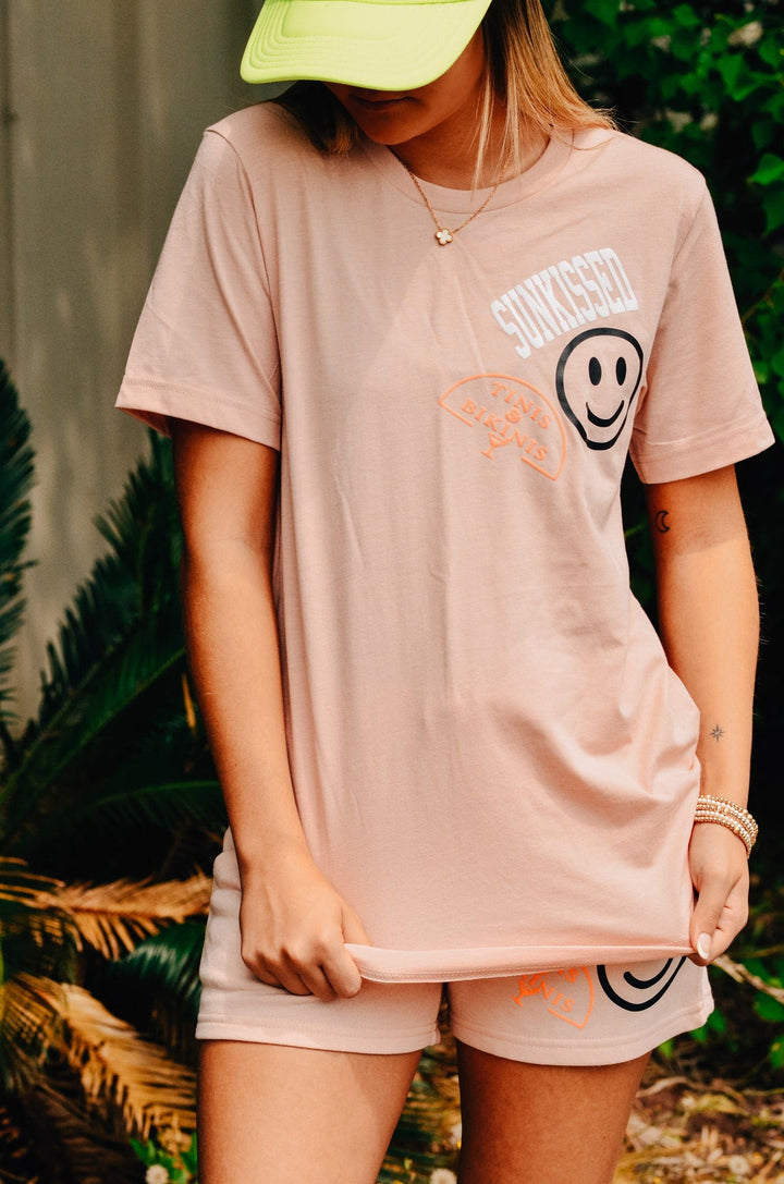 Sunkissed Peach Patch Tee