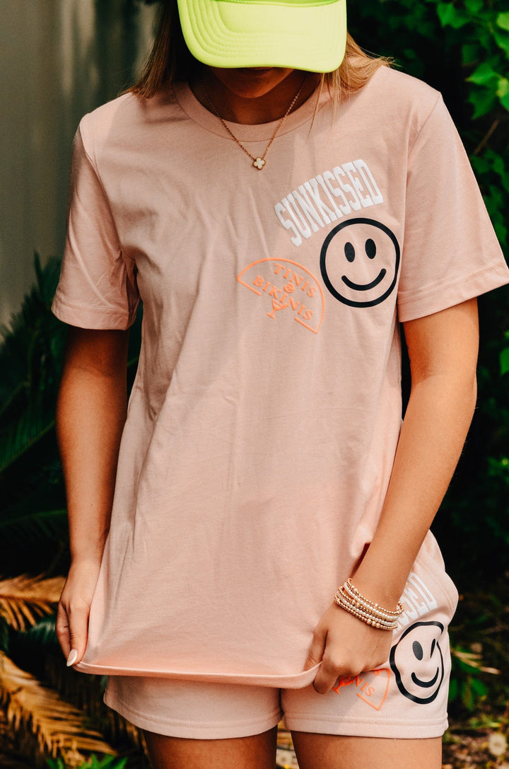 Sunkissed Peach Patch Tee