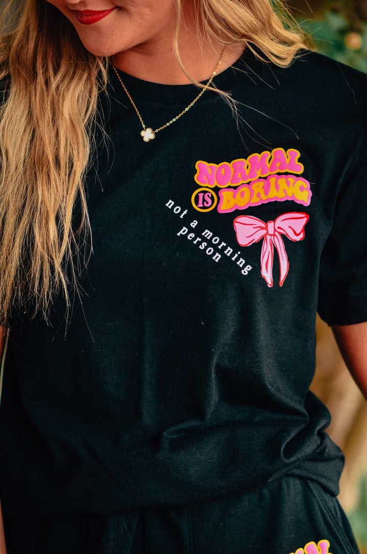 Normal is Boring Patch Tee
