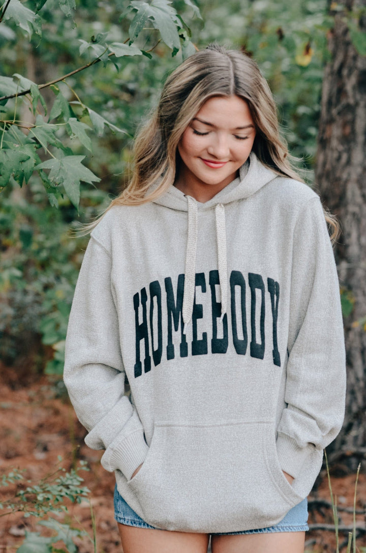 Homebody Oatmeal Knit Hoodie