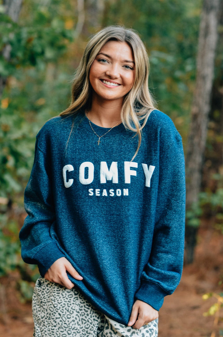 Comfy Season Knit Sweatshirt