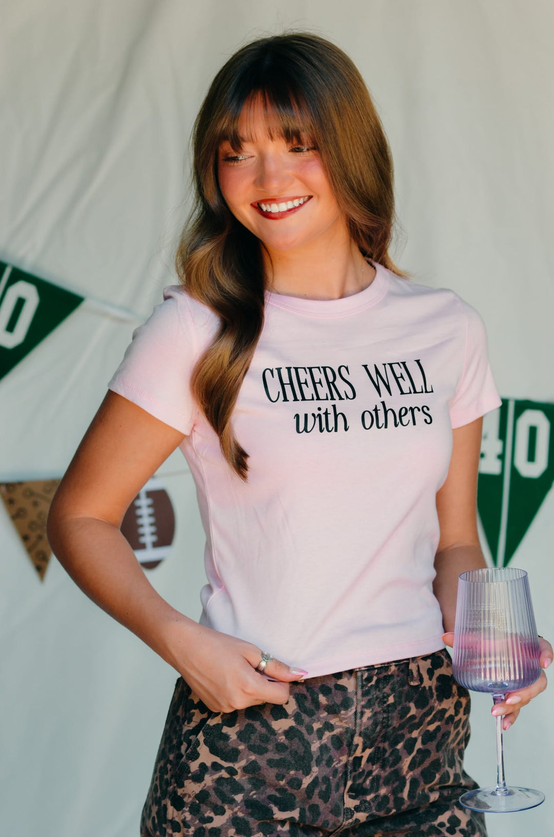 Cheers Well With Others Ribbed Baby Crop