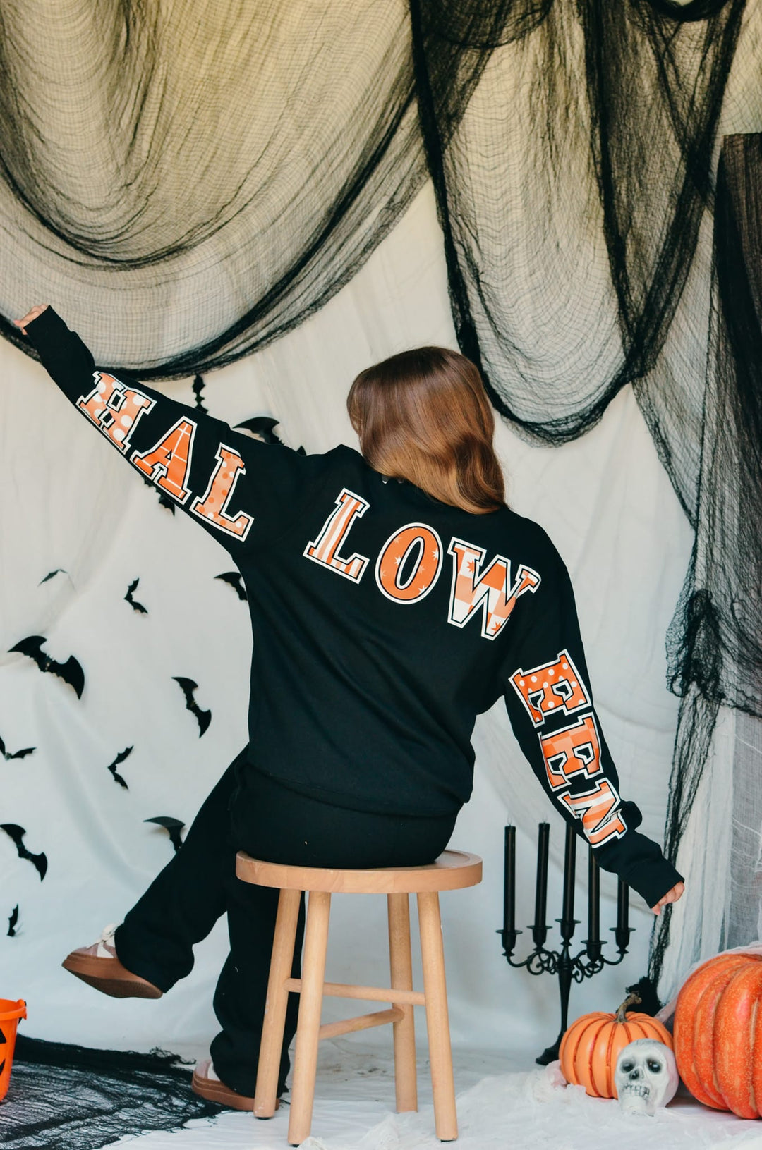Happy Halloween Black Sweatshirt
