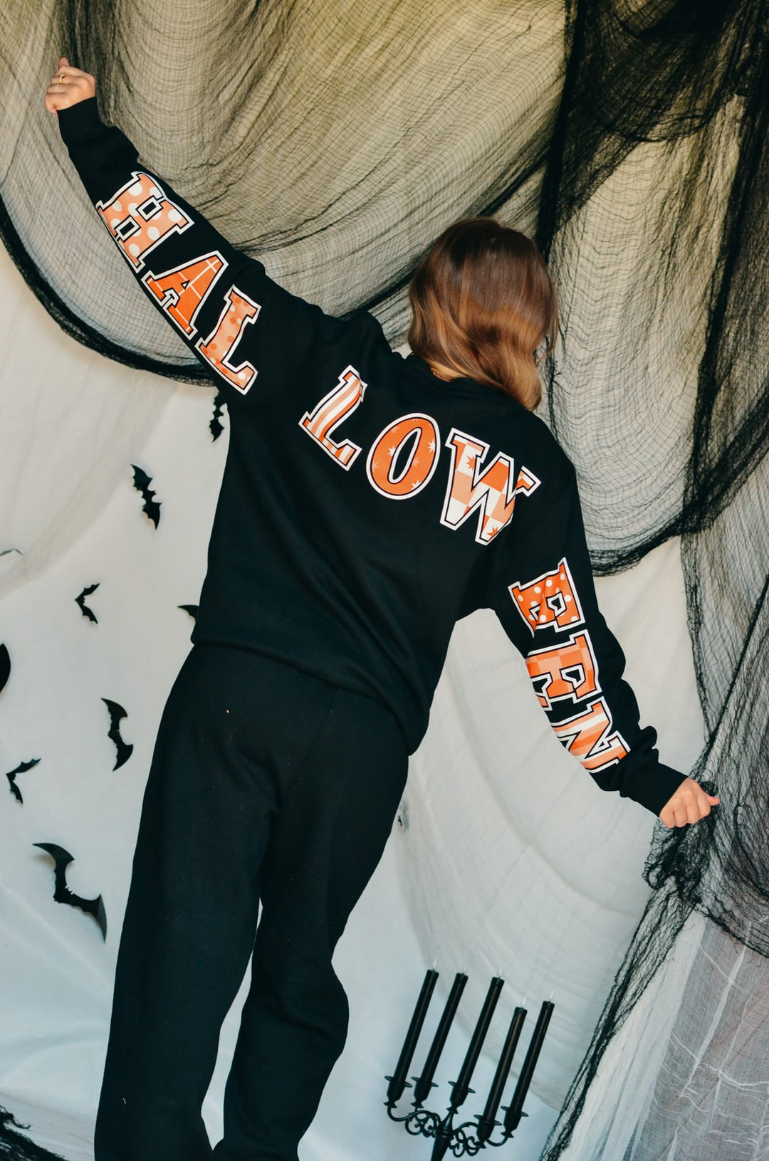 Happy Halloween Black Sweatshirt