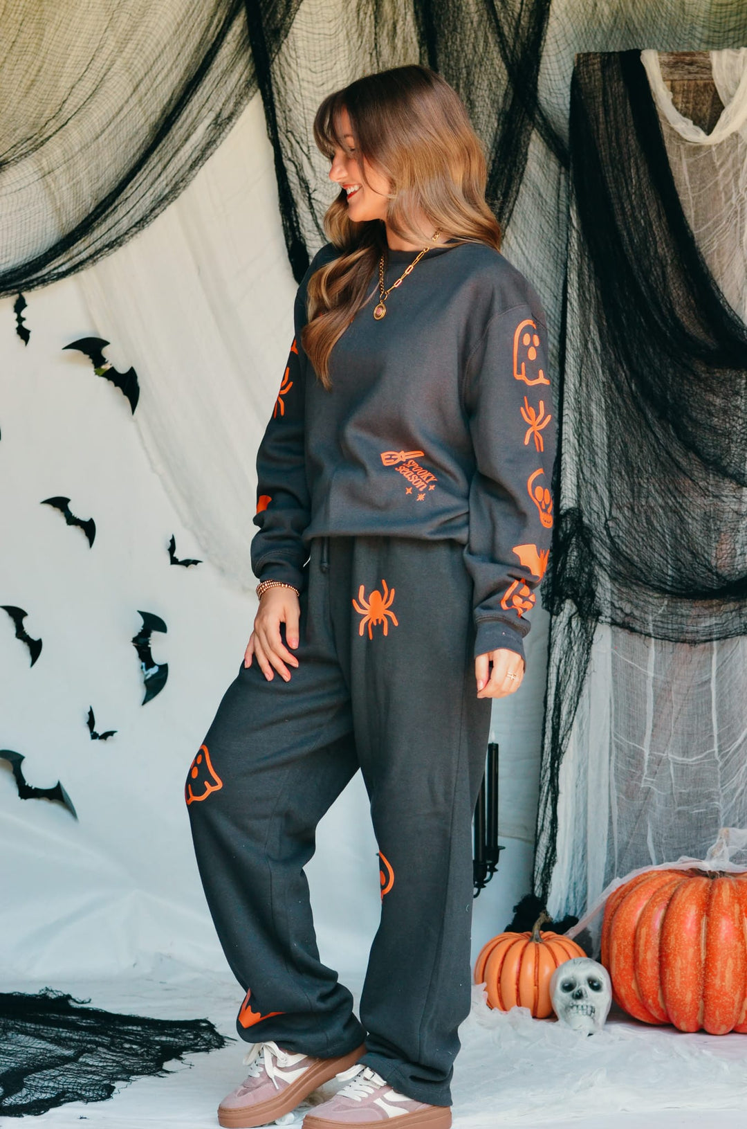 Spooky Charcoal Sweatshirt