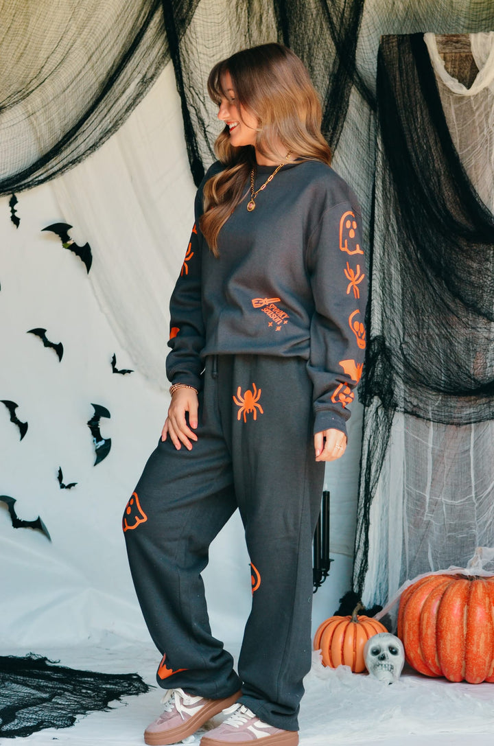 Spooky Charcoal Sweatpants