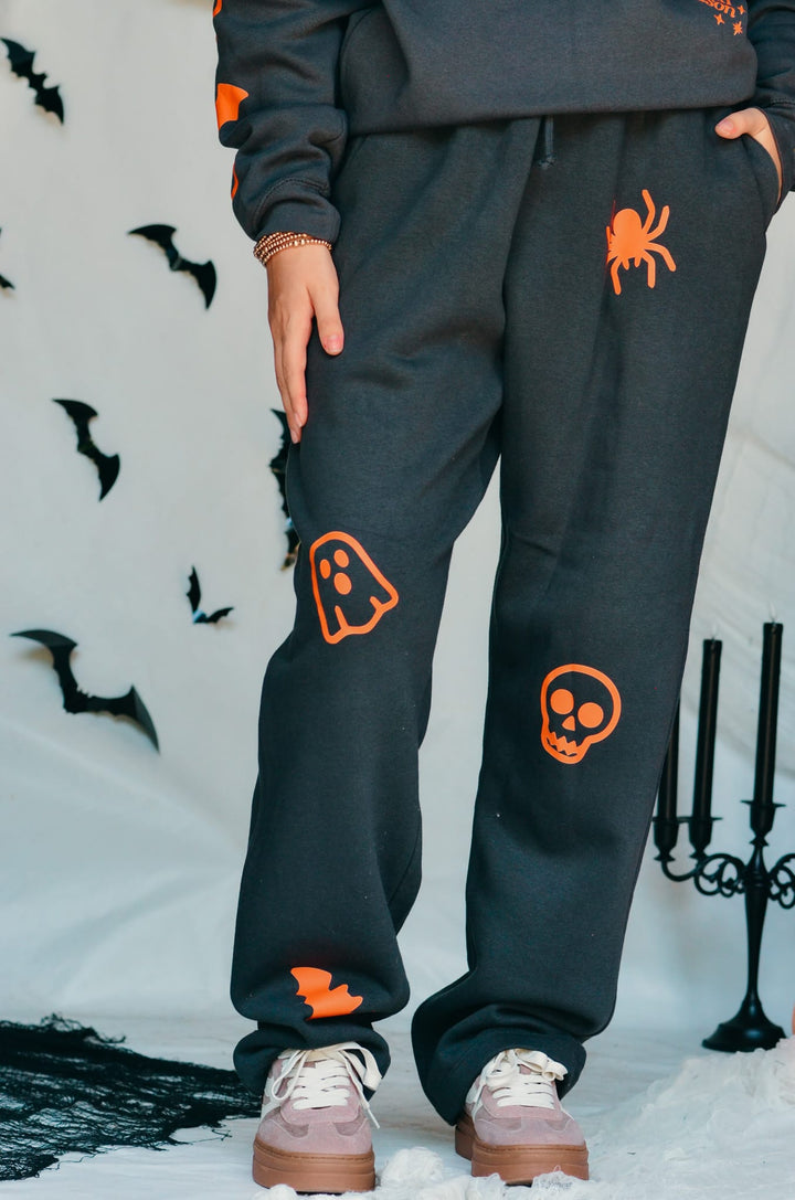 Spooky Charcoal Sweatpants