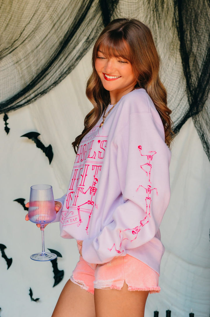 Ghouls Night Out Purple Sweatshirt