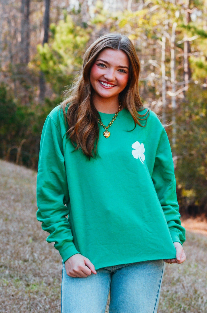 O'Tipsy Crop Sweatshirt