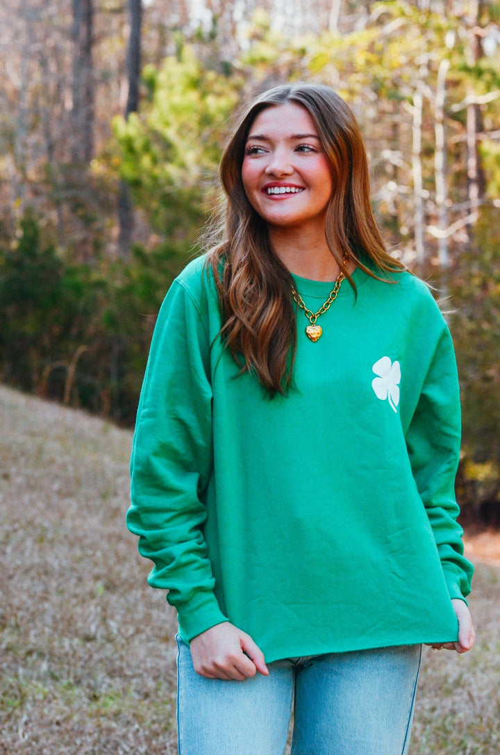 O'Tipsy Crop Sweatshirt