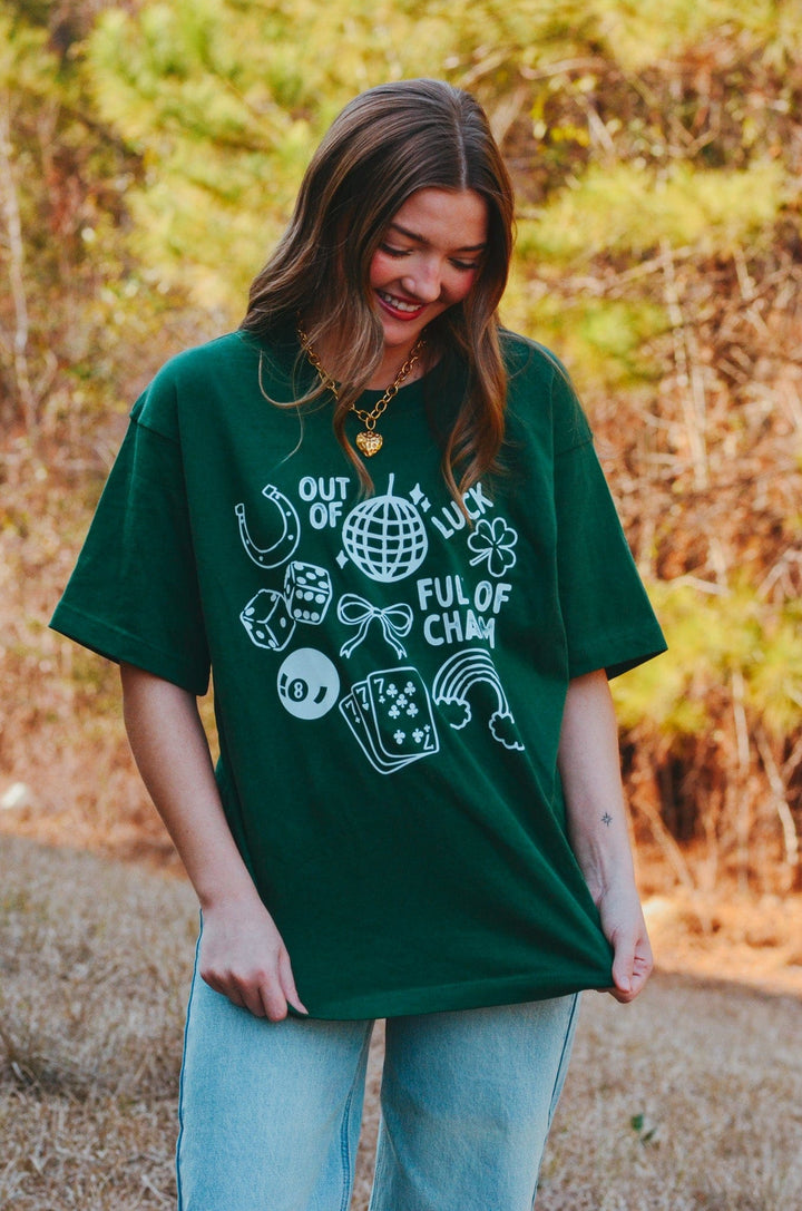 Full of Charm Mock Tee