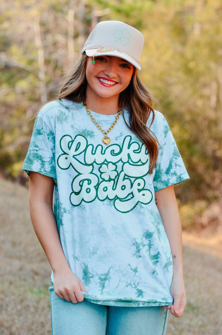 Lucky Babe Tie Dye Tee
