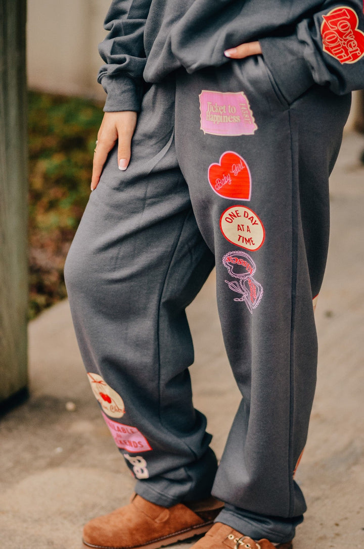 Love Vintage Patch Pant