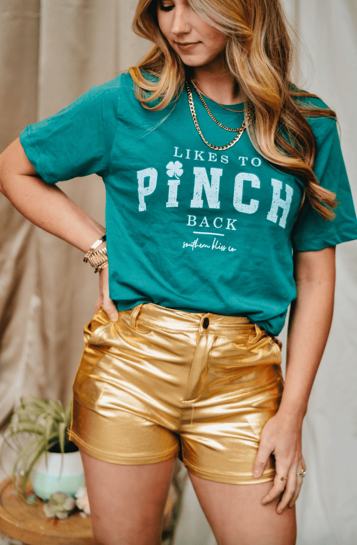 Pinch Back Tee