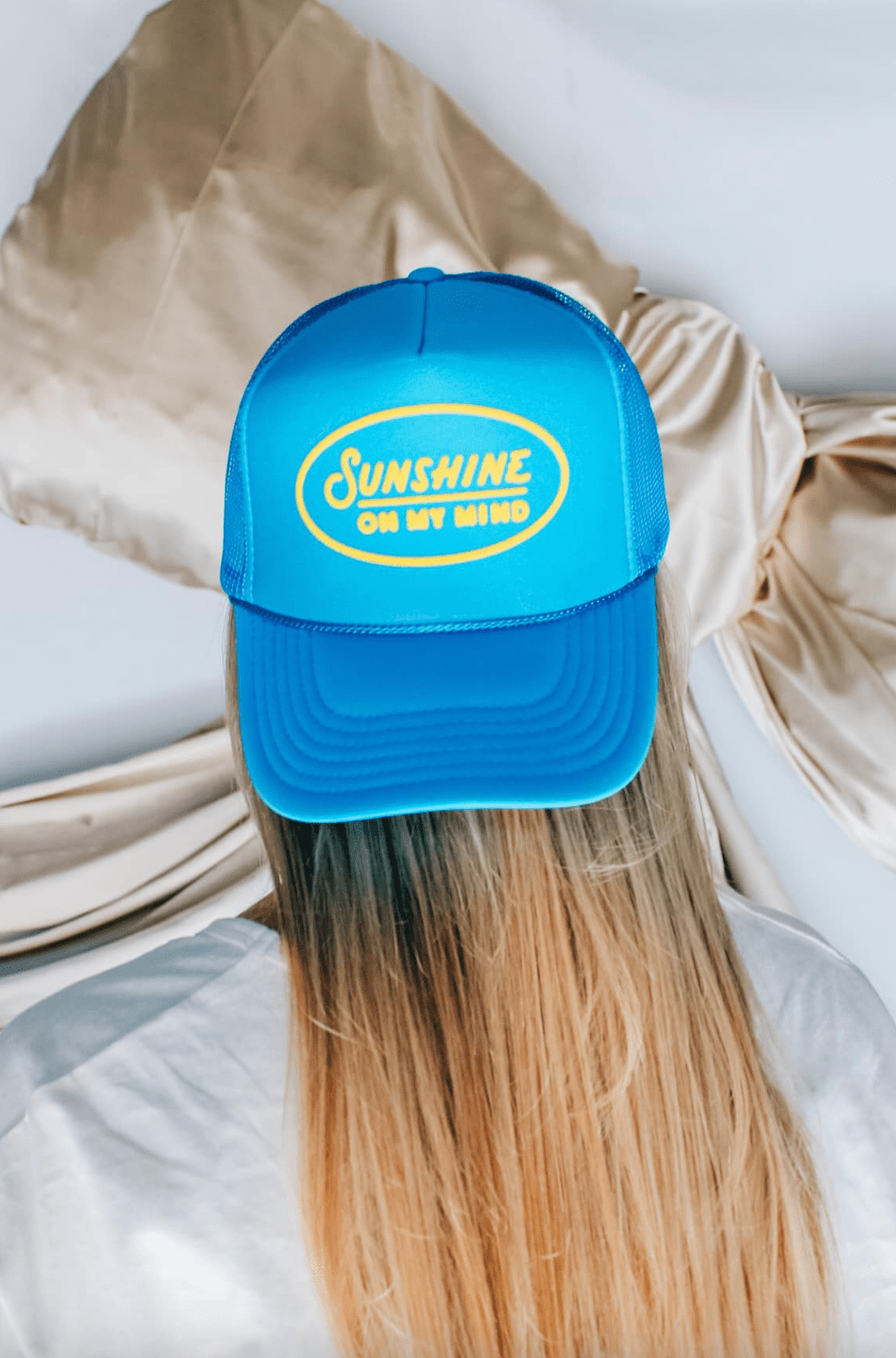 Sunshine On My Mind Blue Trucker Hat