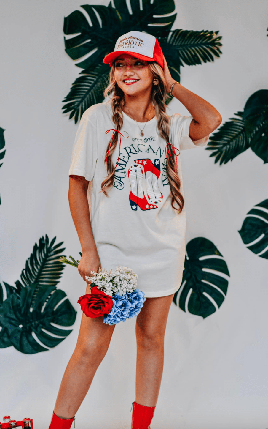 It's The American Way T-Shirt Dress