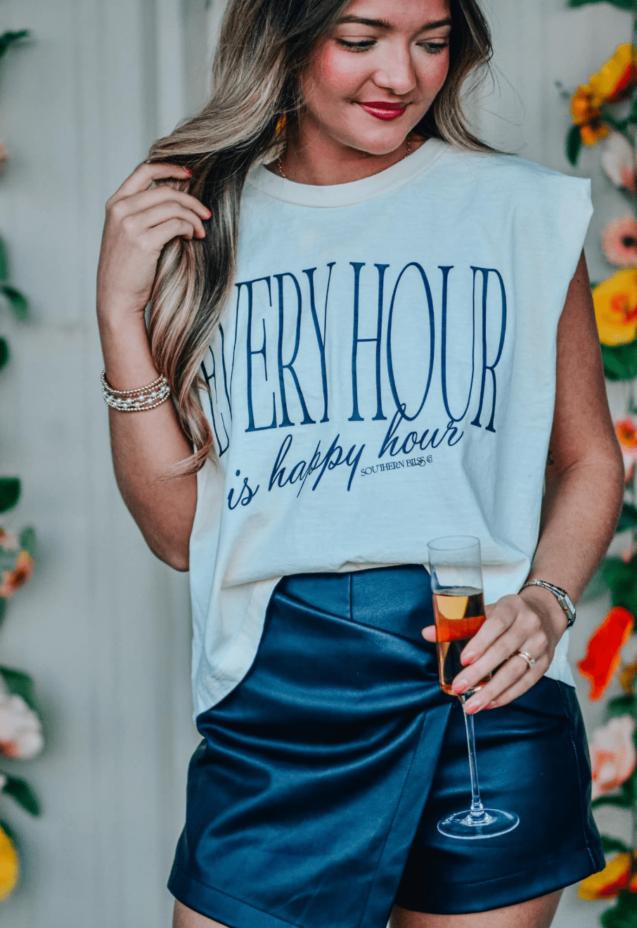 Every Hour is Happy Hour Muscle Tee