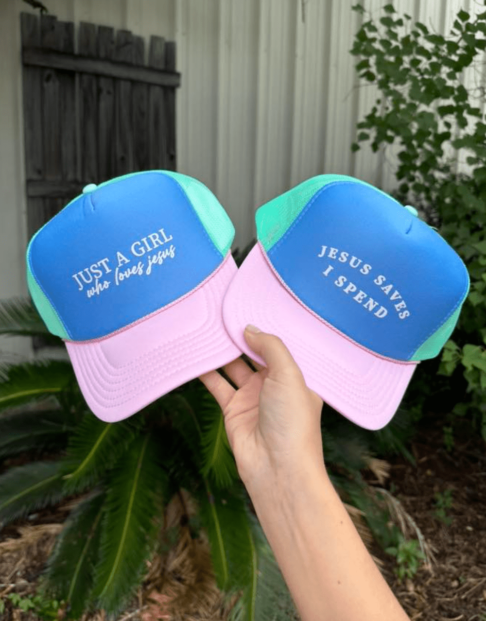 Just A Girl Who Loves Jesus Multi-Trucker Hat
