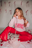 LOVER Light Pink Sweatshirt