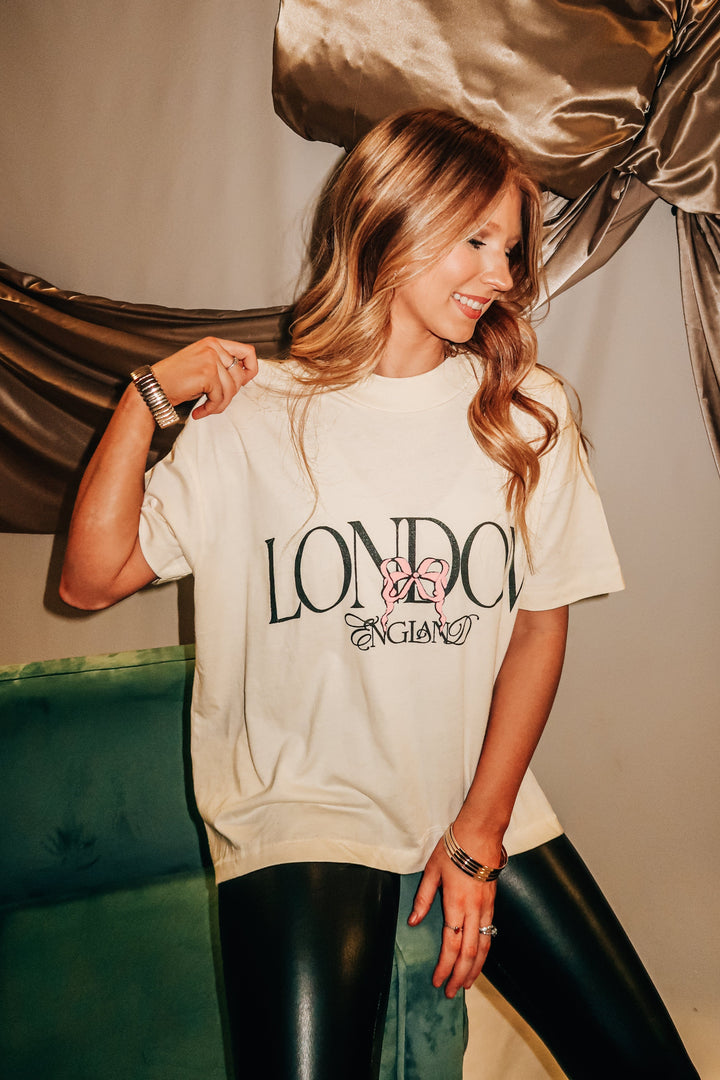 London Ivory High Low Tee