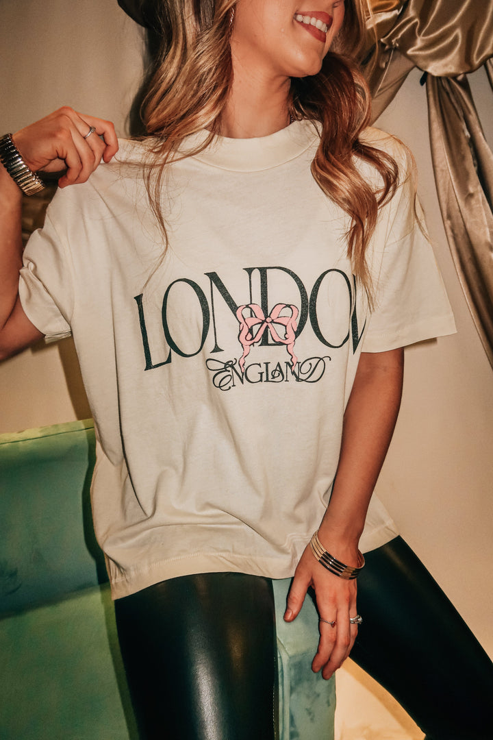 London Ivory High Low Tee