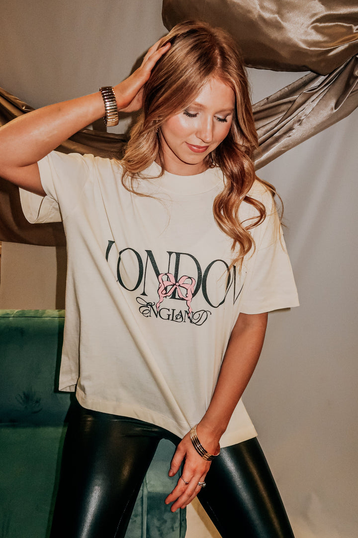 London Ivory High Low Tee