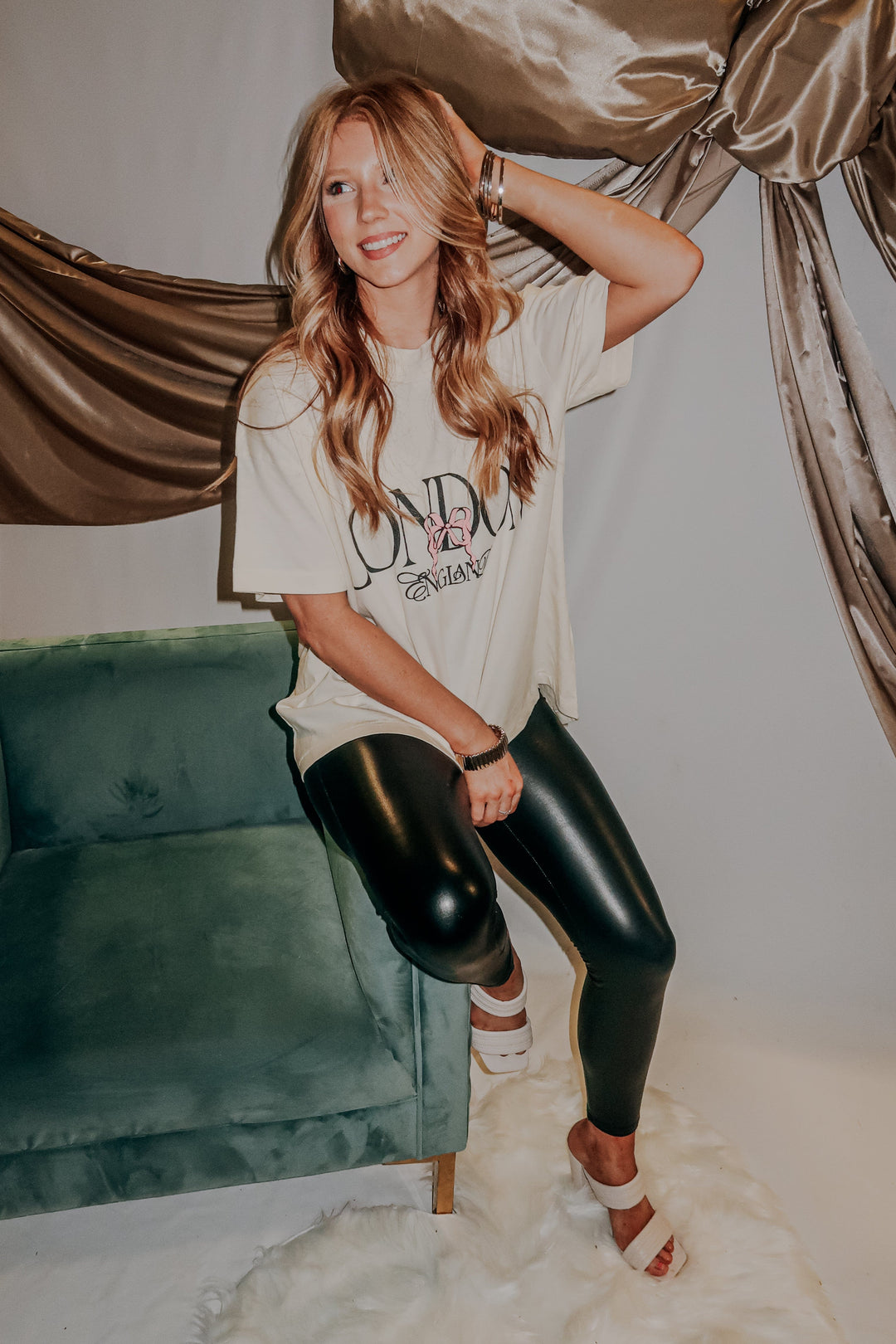 London Ivory High Low Tee