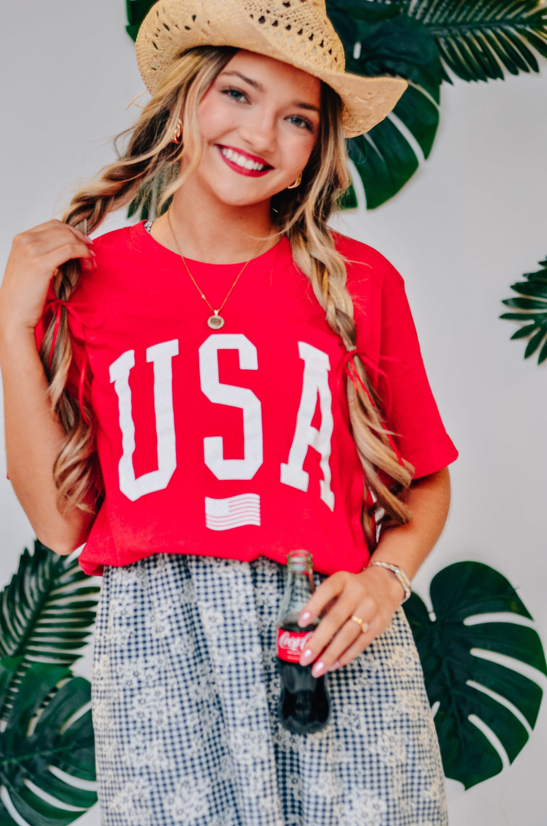 USA Flag Red Tee