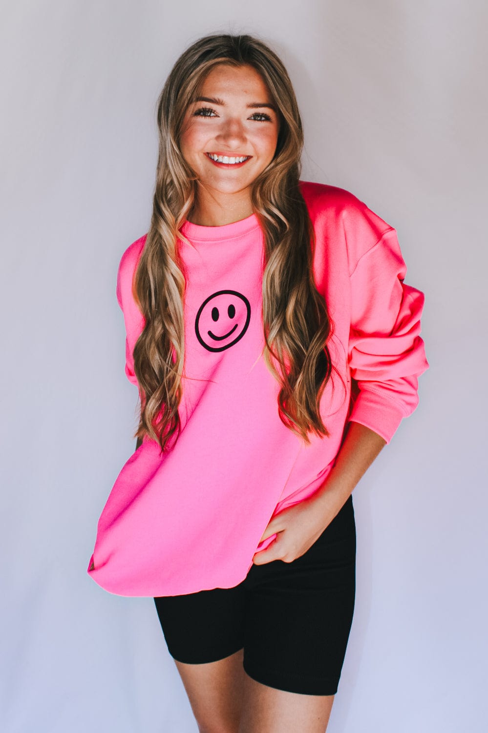 Being Kind Matters Neon Pink Sweatshirt