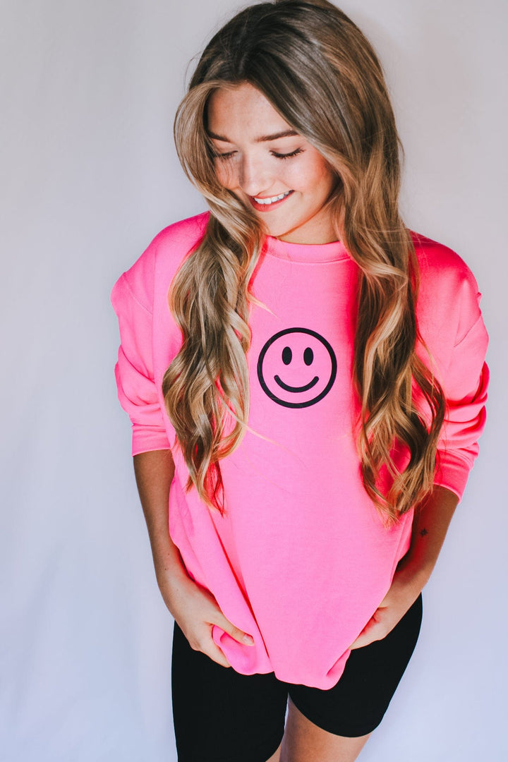 Being Kind Matters Neon Pink Sweatshirt